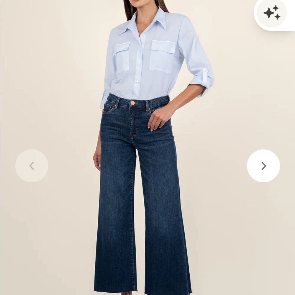 Kut From Kloth Meg High Rise Wide Leg